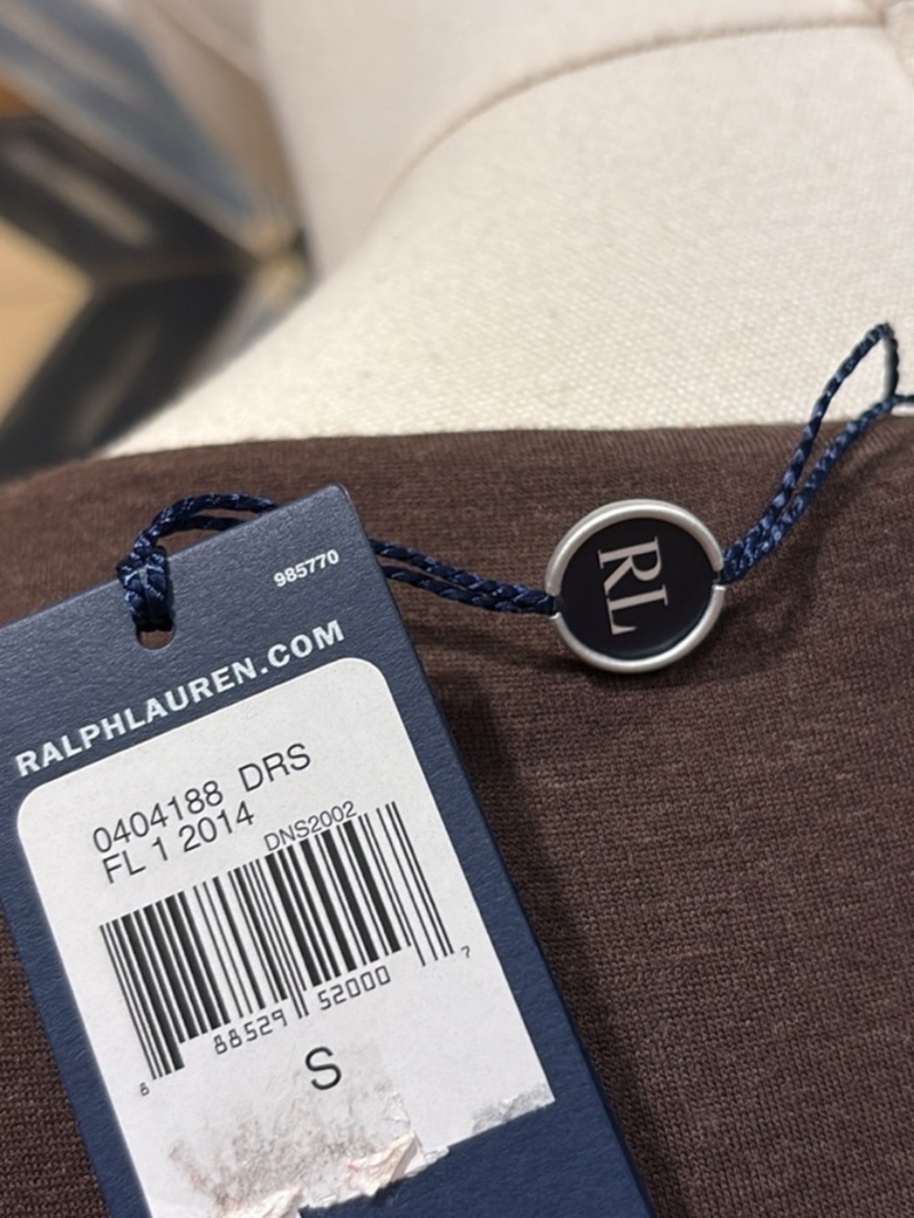 Vintage Ralph Lauren Y2K V-Neck Jersey Wool Modal Maxi Dress Small NWT - Picture 9 of 13